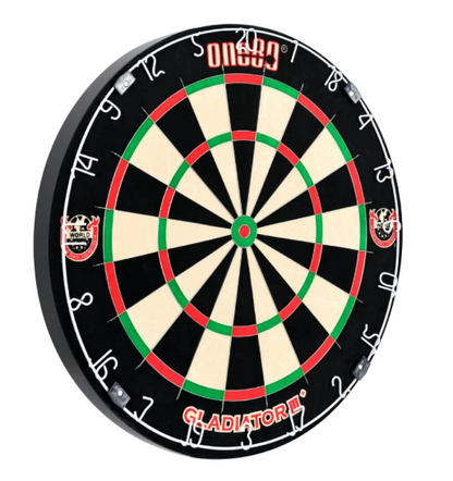 One80 Gladiator III Plus WDF logo Steeldart Board