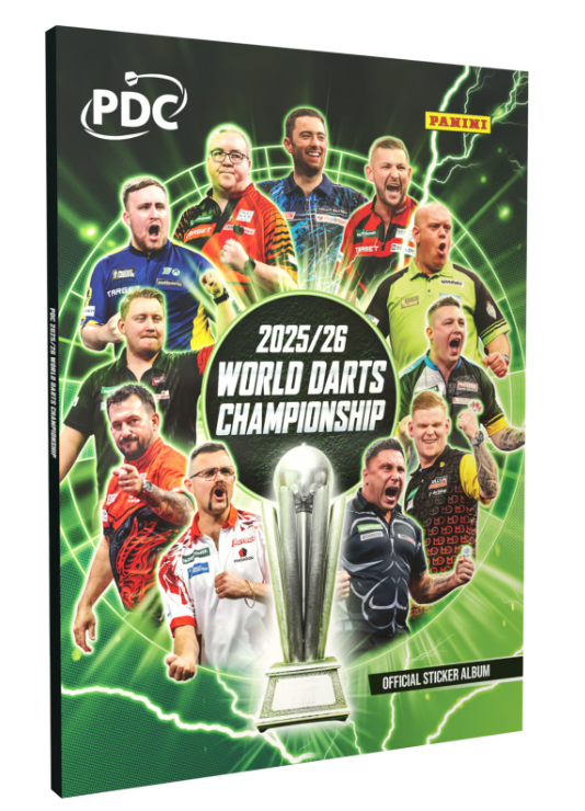 Panini PDC World Darts Championship 2025/26 - Official Sticker Hardcover Sammelalbum