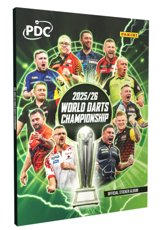 Panini PDC World Darts Championship 2025/26 - Official Sticker Hardcover Sammelalbum