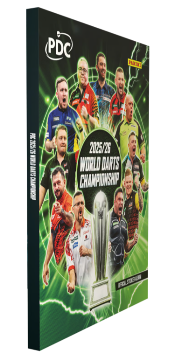 Panini PDC World Darts Championship 2025/26 - Official Sticker Hardcover Sammelalbum