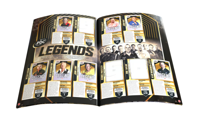 Panini PDC World Darts Championship 2025/26 - Official Sticker Hardcover Sammelalbum