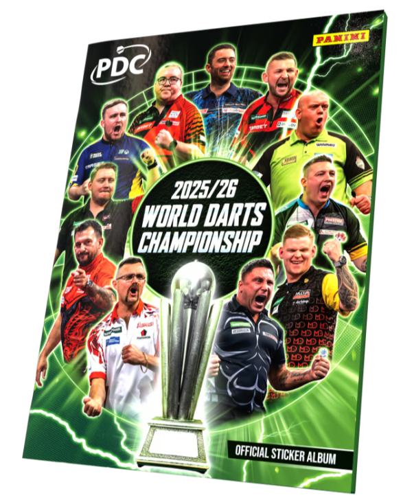Panini PDC World Darts Championship 2025/26 - Official Sticker Softcover Sammelalbum