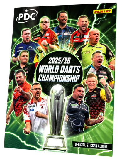 Panini PDC World Darts Championship 2025/26 - Official Sticker Softcover Sammelalbum