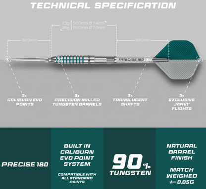 Precise180 MRV1 Steeldart
