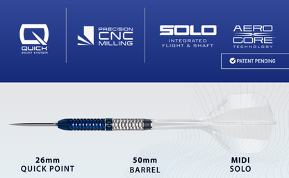 Harrows GEO Parallel Quick Point Steeldarts