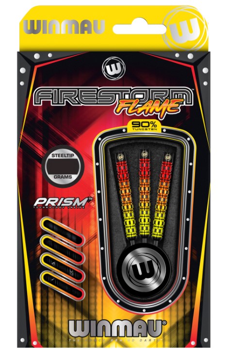 Winmau Firestorm Flame parallel 90% Steeldarts