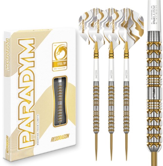 Red Dragon Paradym gold Parallel Steeldart