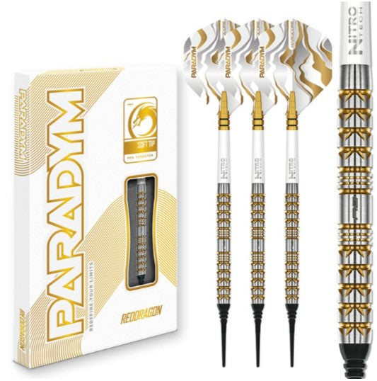 Red Dragon Paradym gold Parallel 20g Softdart