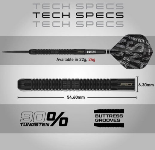 Red Dragon Peter Wright Black Mamba Steeldart