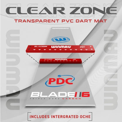 Winmau Clearzone PVC Dart Teppich