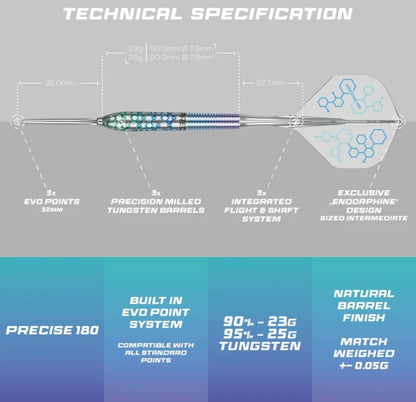 Precise180 Endorphine Steeldart