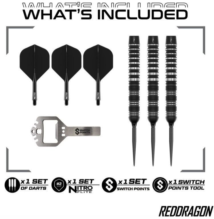 Red Dragon Sable Parallel Switch Point Steeldart