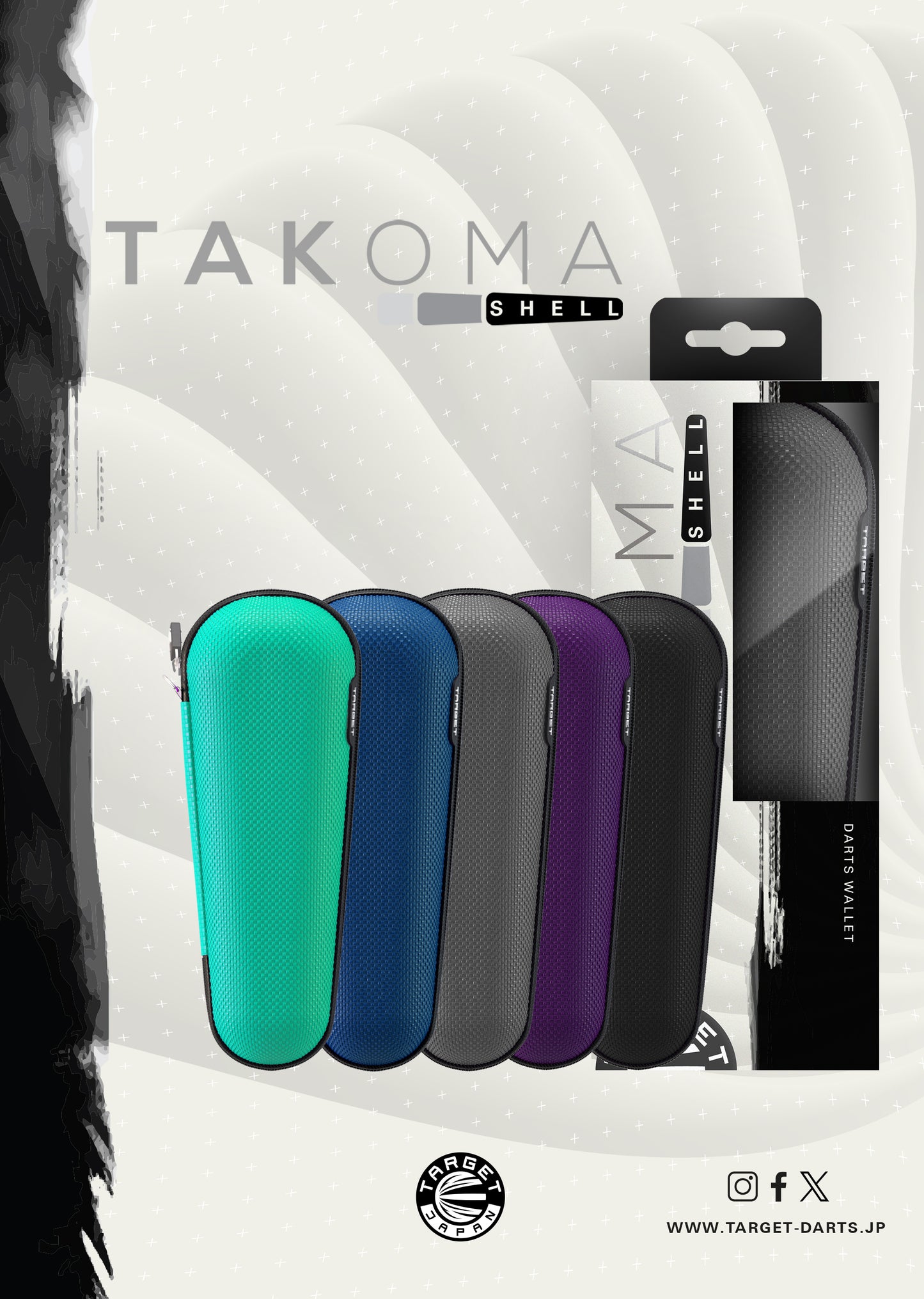 Target-Japan Takoma Shell Dart Case