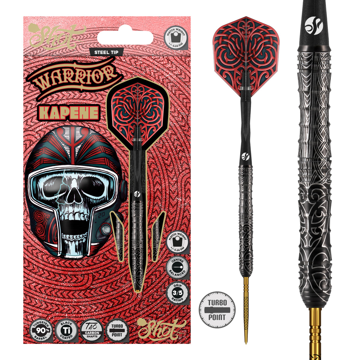 Shot Warrior Kapene 90% TP Steeldart