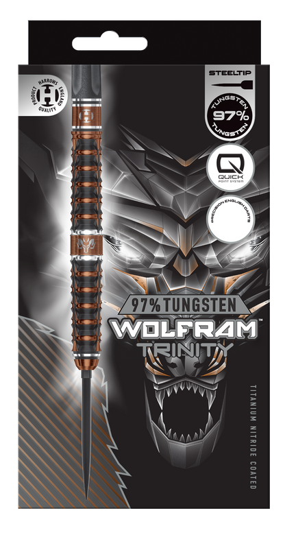 Harrows Wolfram Trinity Quick Points 97% Steeldart