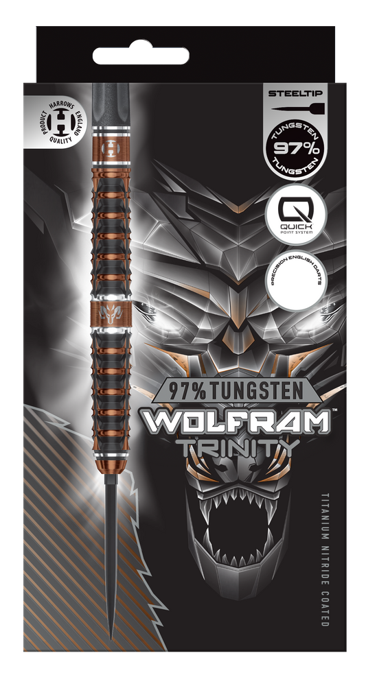 Harrows Wolfram Trinity Quick Points 97% Steeldart