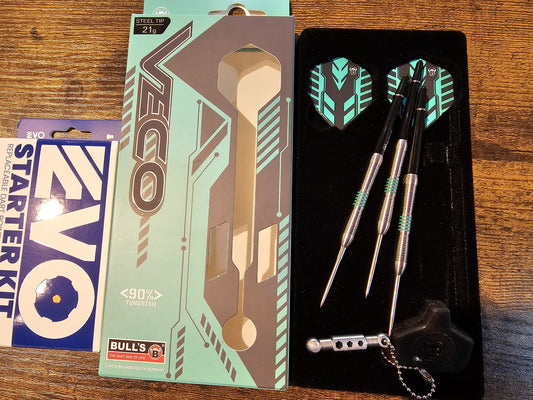 BULL'S Veco V1 Steeldart 21g Steeldart inkl. CALIBURN EVO SYSTEM