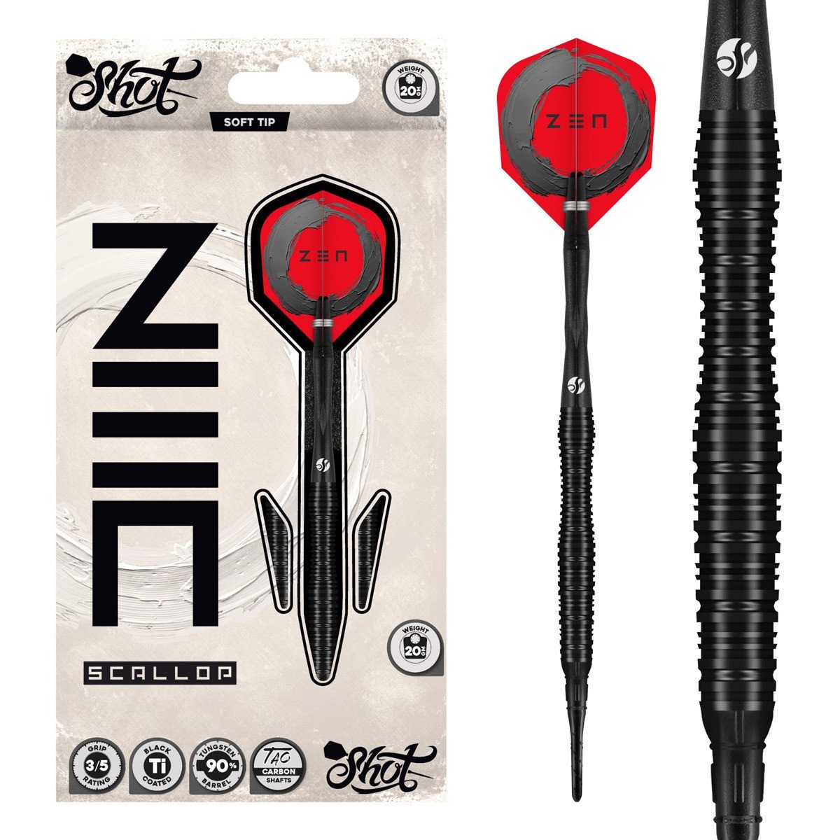 Shot Zen Scallop 20 gr Softdart