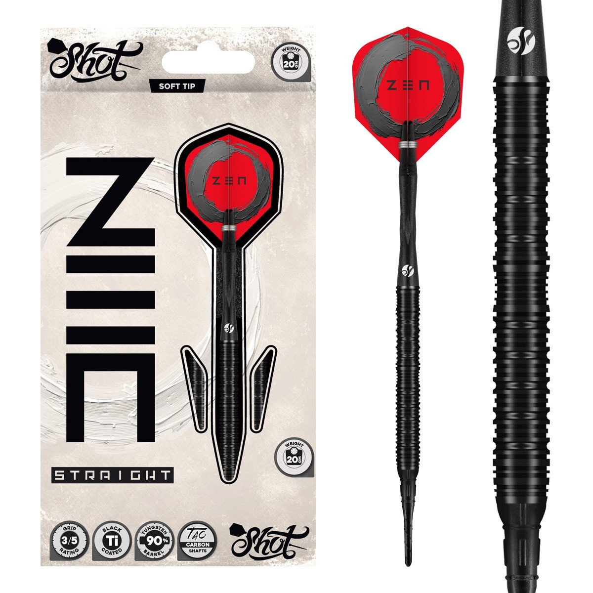 Shot Zen Straight 20 gr Softdart