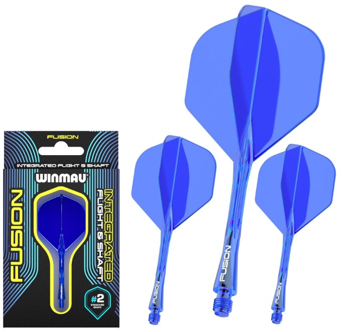 Winmau Fusion Flight Shaft System No2 - Blau