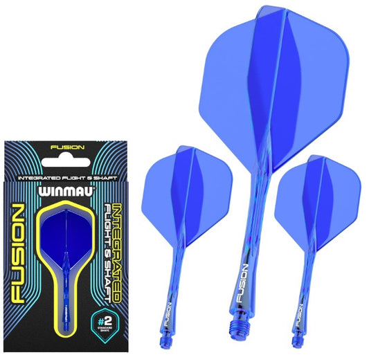 Winmau Fusion Flight Shaft System No2 - Blau