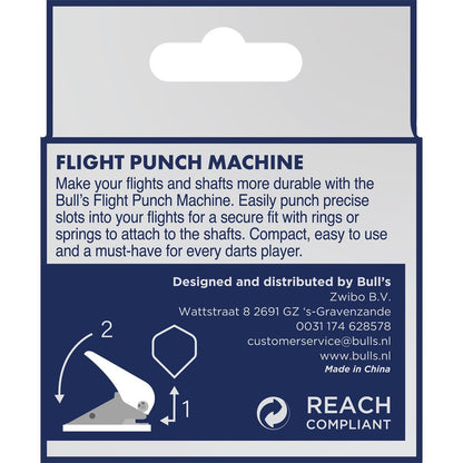 Bull's Flight Punch Flight Locher weiß