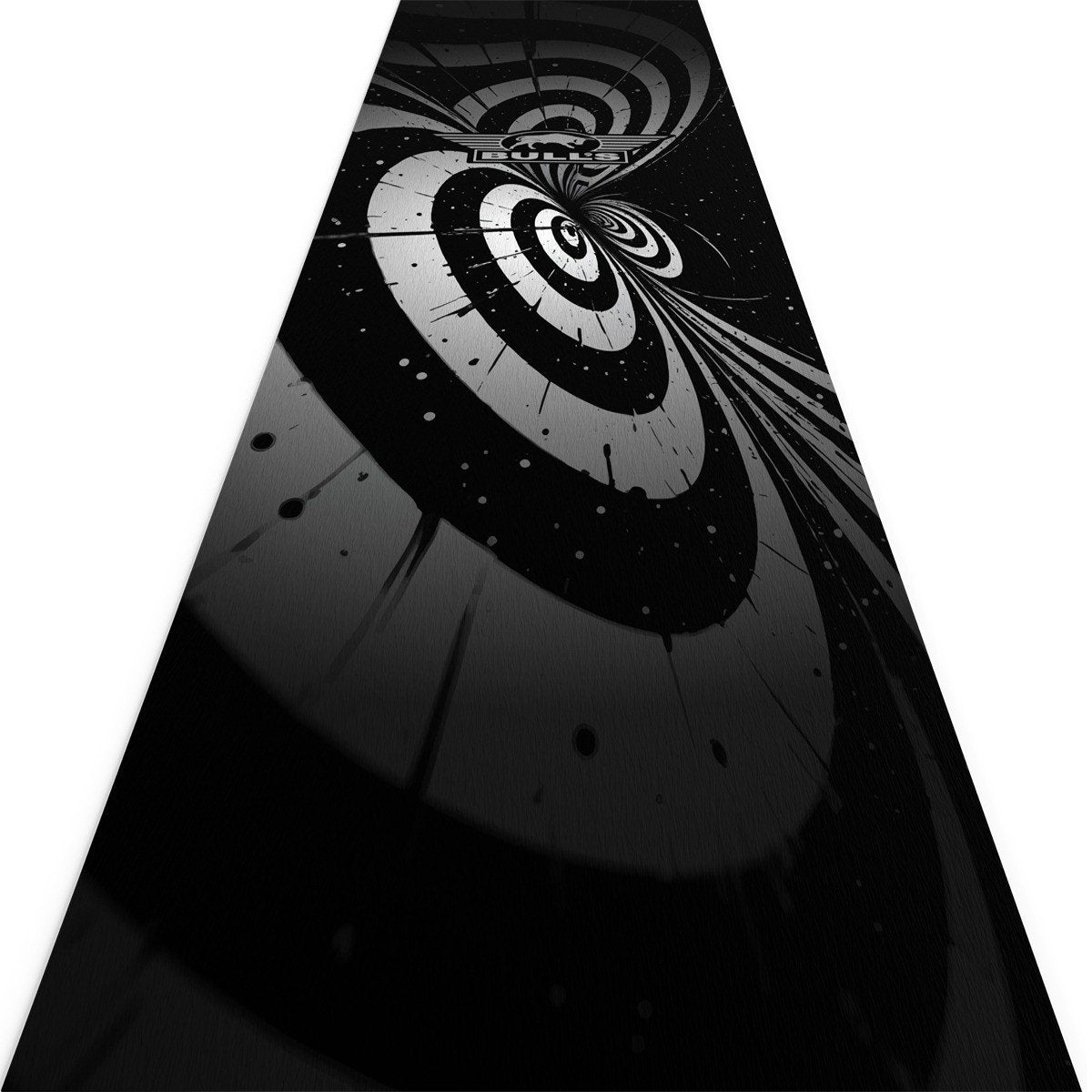 Bulls Illusion Carpet Dartmat Black/White| 241x55 cm