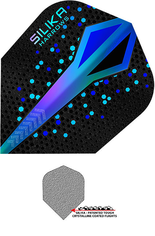 Harrows Silika Colourshift blau No.6 Flights