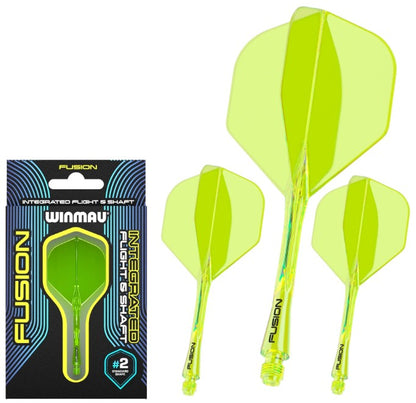 Winmau Fusion Flight Shaft System No2 - Gelb