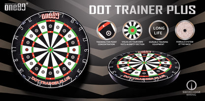 One80 DOT Trainer Plus Bristle Steeldart Board