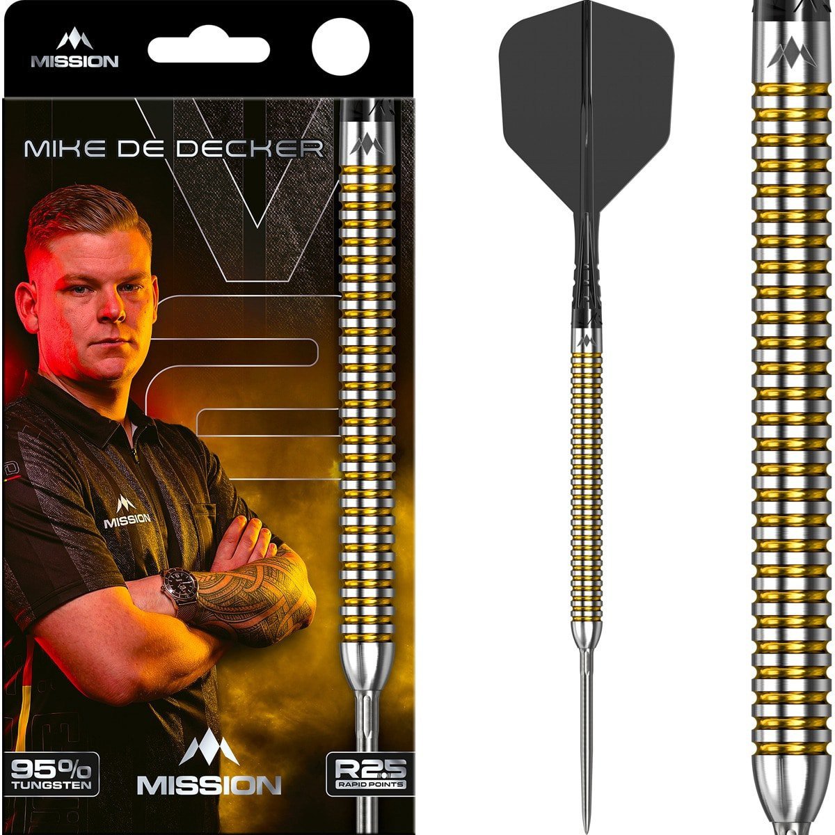 Mission Mike De Decker R2.5 Steeldart 95%