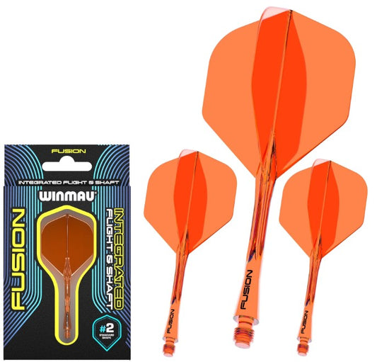 Winmau Fusion Flight Shaft System No2 - Orange