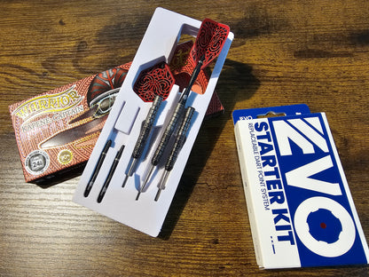 Shot Warrior Kapene 90% Steeldart 24g Steeldart inkl. CALIBURN EVO SYSTEM