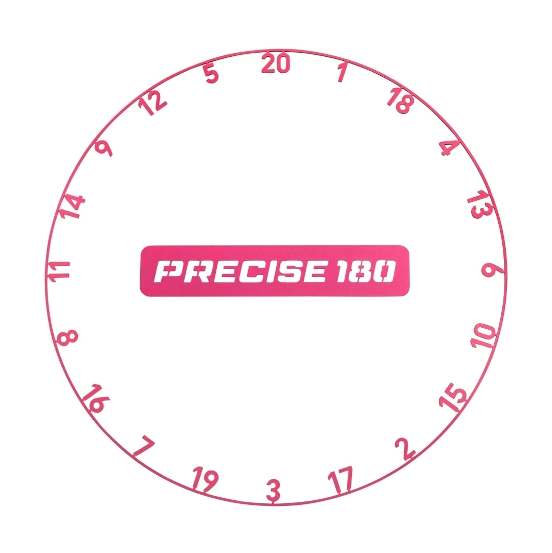 Precise180 Zahlenring - Cyber Pink