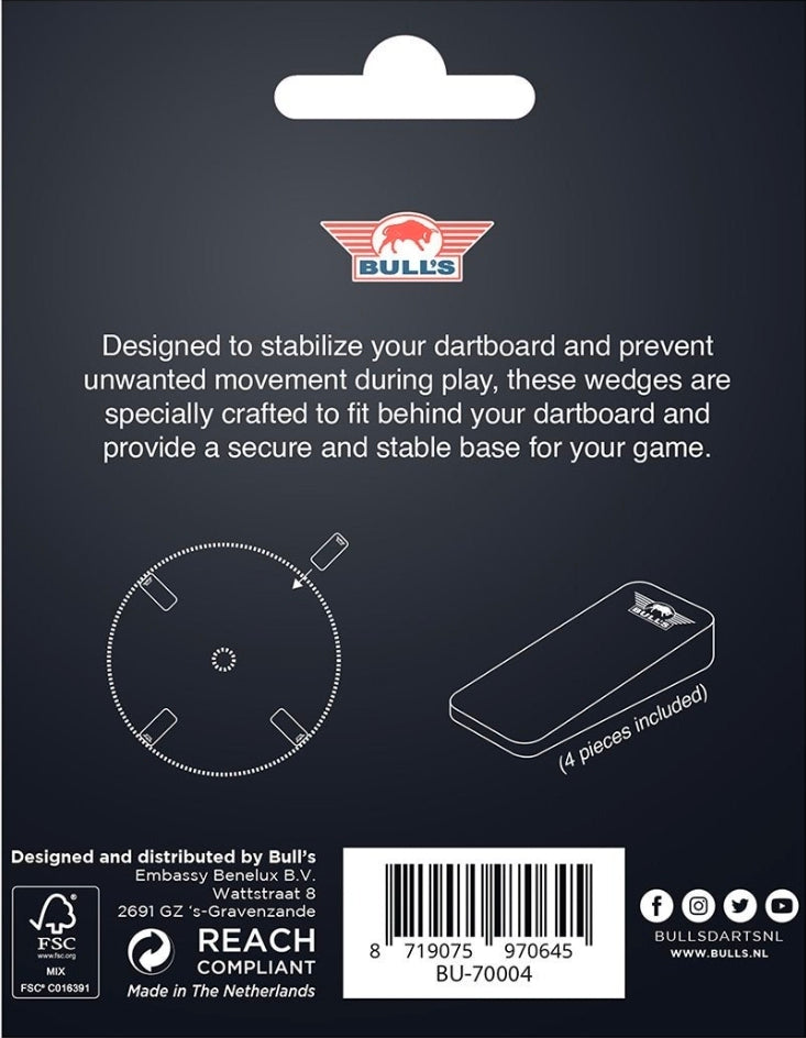 Bull's Foam Wedges 4pcs