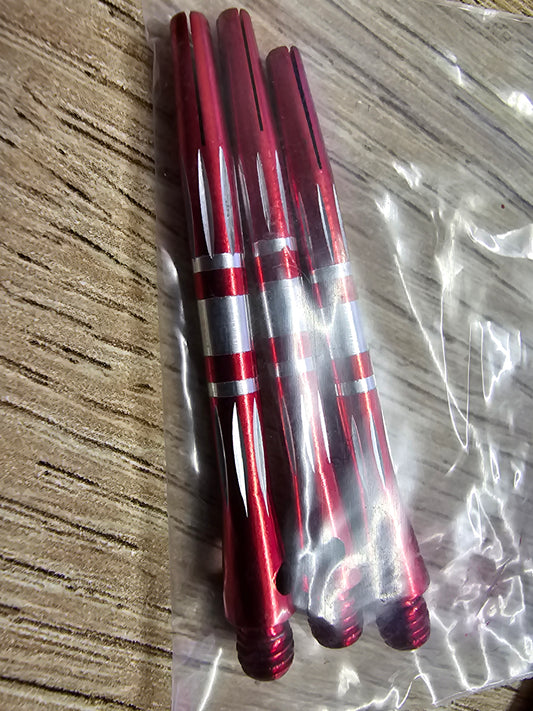 One80 Shaft Alu Glitter - rot 44mm