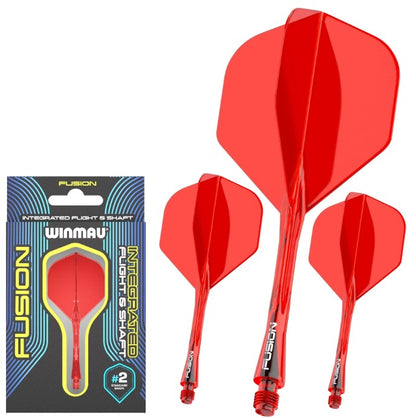 Winmau Fusion Flight Shaft System No2 - Rot