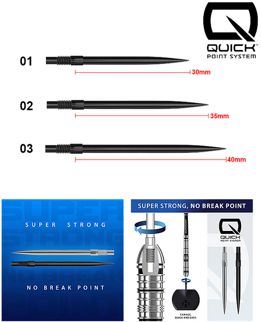 Harrows Quick Points schwarz