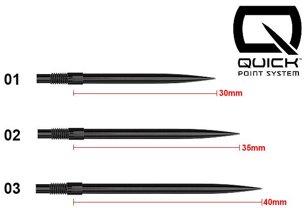 Harrows Quick Points schwarz