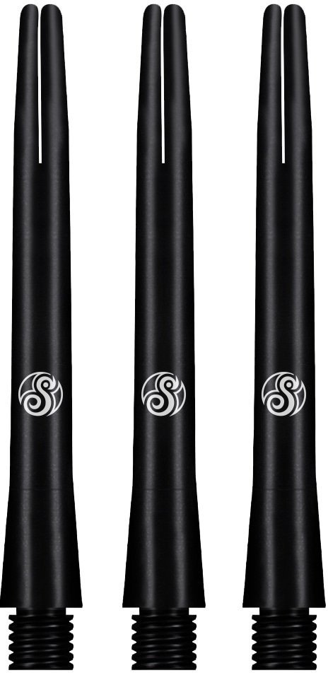 Shot Aluminium Black Shafts