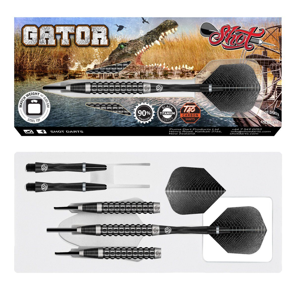 Shot Americana Gator Steeldart