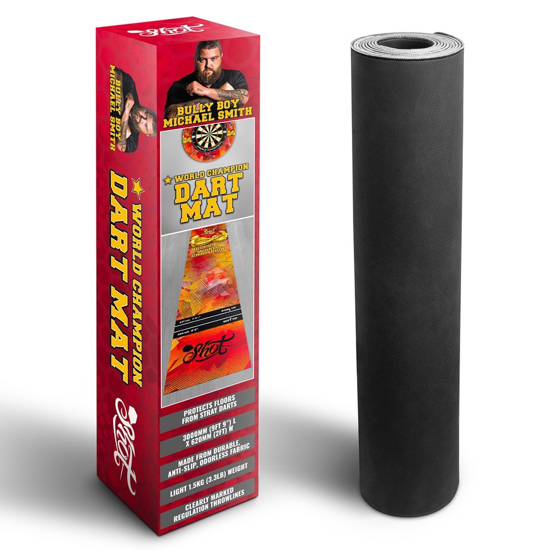 Shot Bully Boy Michael Smith Dartmat | 300x60 cm