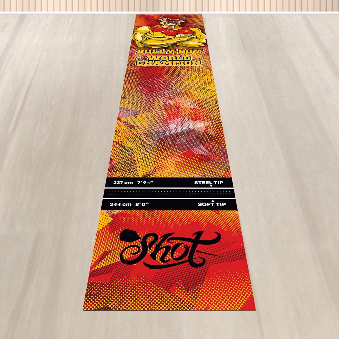 Shot Bully Boy Michael Smith Dartmat | 300x60 cm