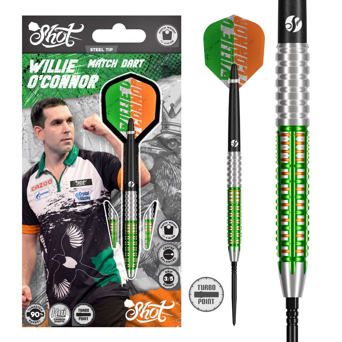 Shot Willie O'Connor 90% TP Steeldart
