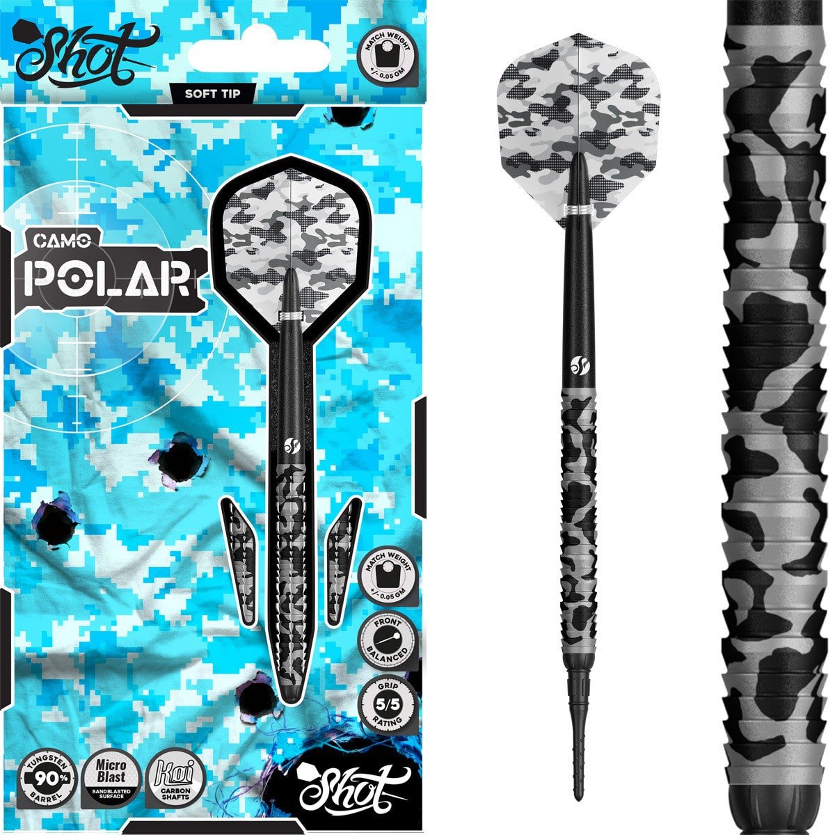 Shot Camo Polar 20 gr Softdart
