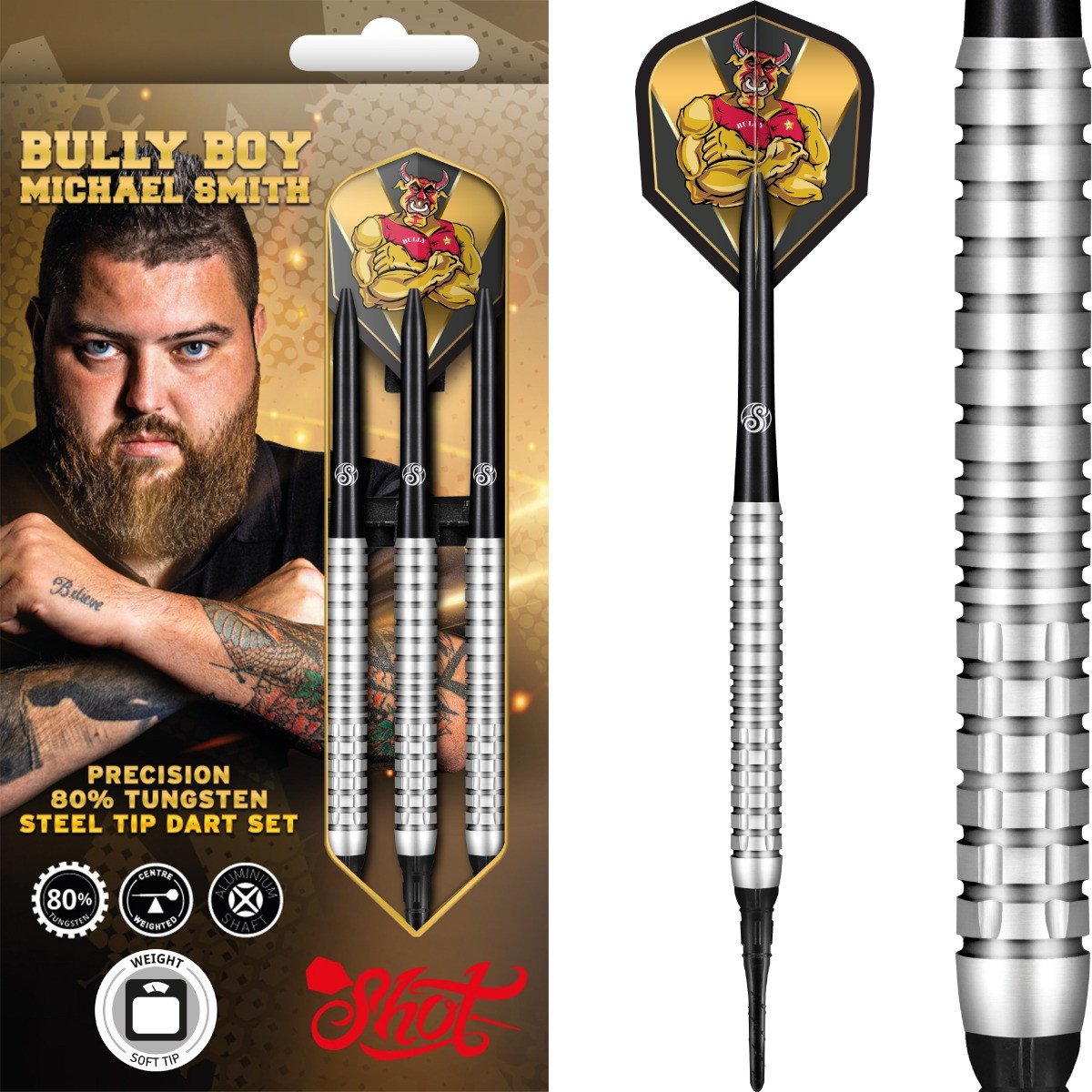 Shot Michael Smith 80% Precision Softdart