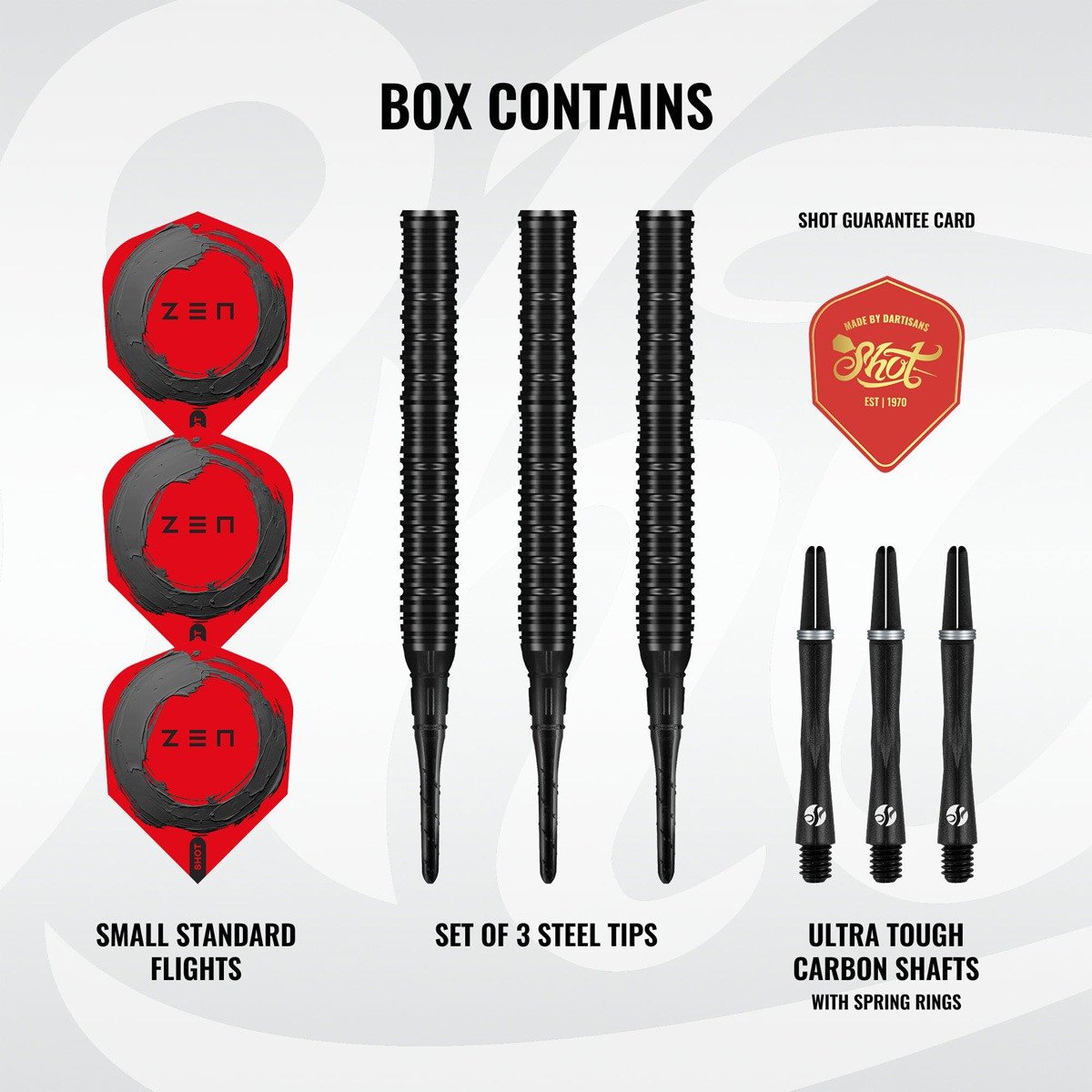 Shot Zen Straight 20 gr Softdart