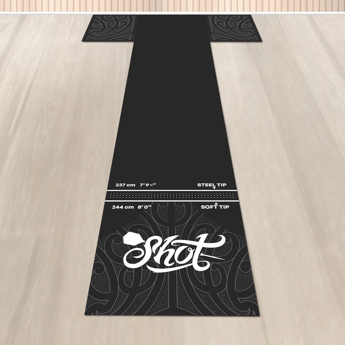 Shot Rubber Dartmat | 300x62 cm