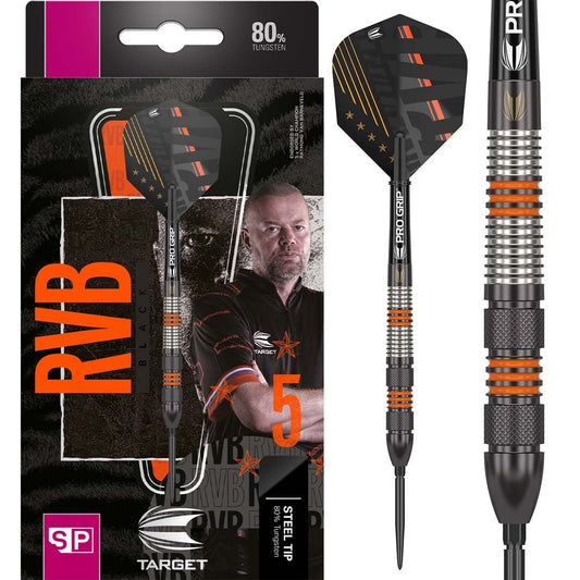 Target R. van Barneveld RvB Black 80% Swiss Point Steeldart