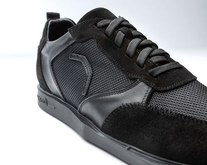 Triple20 Dartschuhe Leder-Mesh schwarz